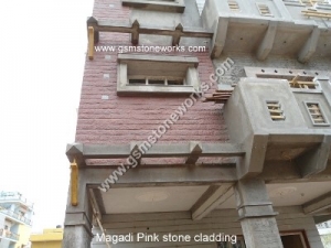 Pink stone cladding (4) 